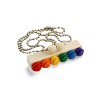 Pride Halskette einreihig quer | "Round"